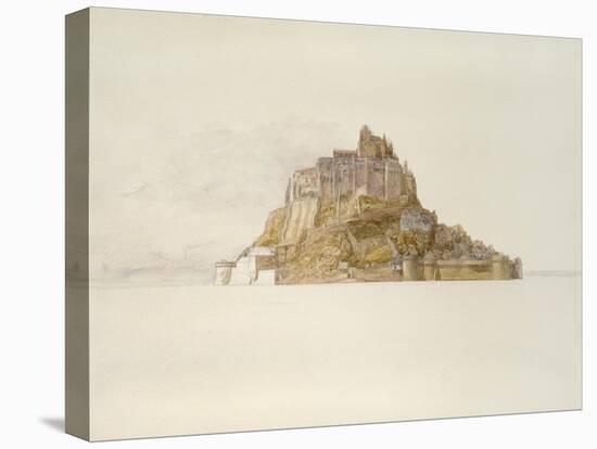 Mont St Michel from the Sands, C. 1876 (Watercolour over Graphite, on Paper)-Alfred William Hunt-Premier Image Canvas