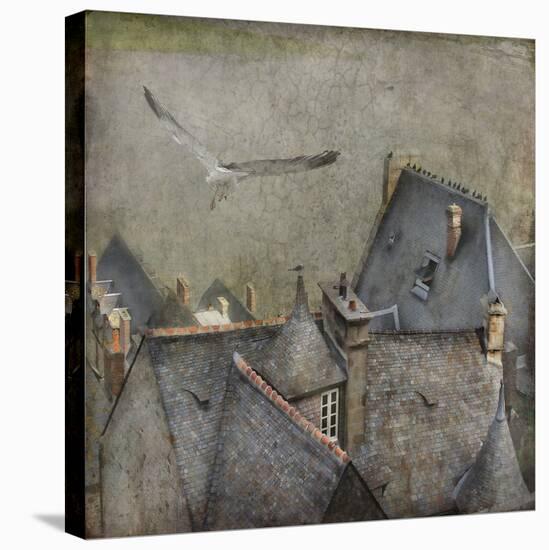 Mont St. Michel-Dawne Polis-Stretched Canvas