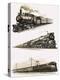 Montage of Us Trains-John S. Smith-Premier Image Canvas