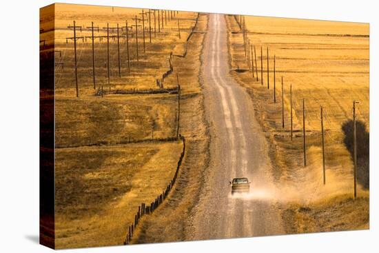 Montana Backroad-Jason Savage-Stretched Canvas