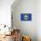 Montana State Flag-Lantern Press-Stretched Canvas displayed on a wall