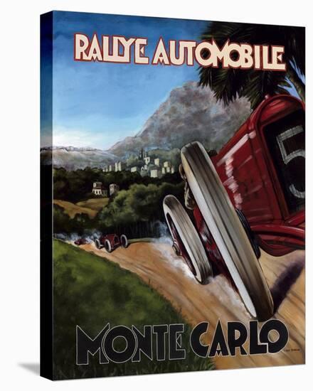 Monte Carlo Rallye-Chris Flanagan-Stretched Canvas