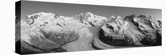 Monte Rosa Range and Gornergletscher, Zermatt, Valais, Switzerland-Jon Arnold-Premier Image Canvas