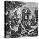 Montenegrin Soldiers Singing Warsongs-null-Premier Image Canvas