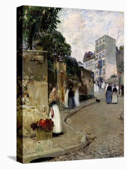 Montmartre, Paris, 1889-Childe Hassam-Premier Image Canvas
