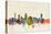 Montreal Canada Skyline-Michael Tompsett-Stretched Canvas