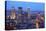 Montreal Skyline by Night. Dusk Cityscape Image of Montreal Downtown, Quebec, Canada.-Maridav-Premier Image Canvas