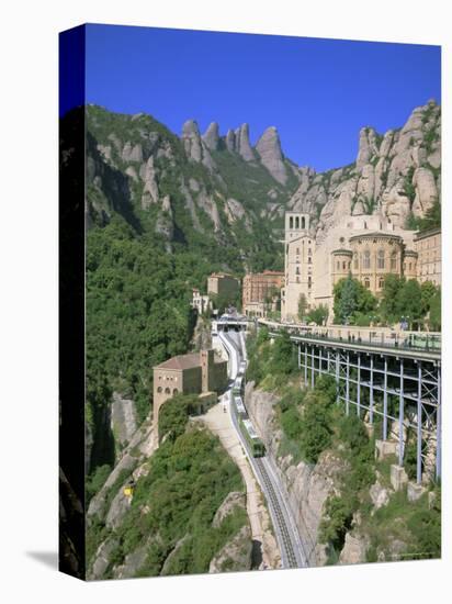 Montserrat Monastery Founded in 1025, Catalunya (Catalonia) (Cataluna), Spain, Europe-Gavin Hellier-Premier Image Canvas
