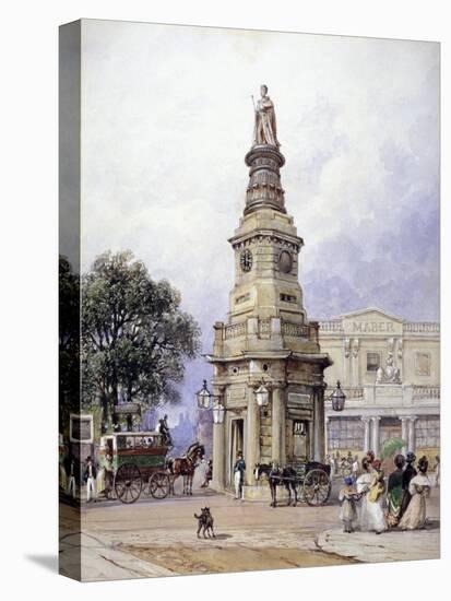 Monument to George Iv, Battle Bridge (Now King's Cros), London, 1835-George Sidney Shepherd-Premier Image Canvas