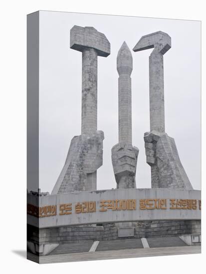 Monument to Party Foundation, Pyongyang, North Korea, Asia-Michael Runkel-Premier Image Canvas