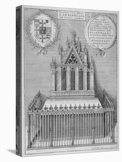 Monument to Saint Erkenwald in Old St Paul's Cathedral, City of London, 1656-Wenceslaus Hollar-Premier Image Canvas