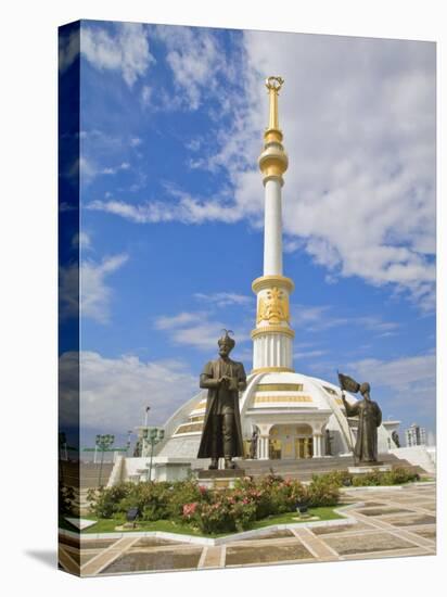 Monument to the Independence of Turkmenistan, Independance Park, Berzengi Ashgabat, Turkmenistan-Jane Sweeney-Premier Image Canvas