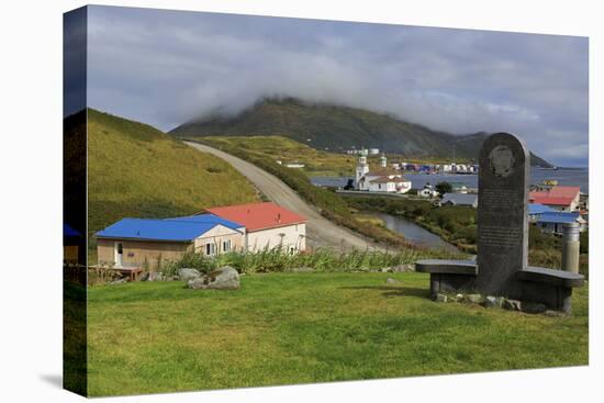 Monument to Unangan People, Unalaska Island, Aleutian Islands, Alaska, USA, North America-Richard Cummins-Premier Image Canvas