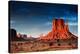 Monument Valley At Dusk Utah-null-Stretched Canvas