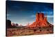 Monument Valley At Dusk Utah-null-Stretched Canvas