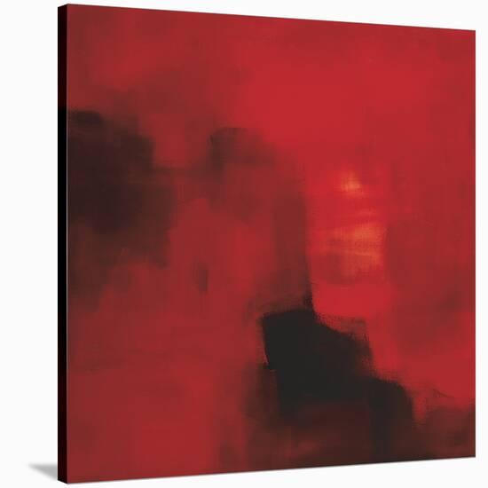 Mood in Red-Nancy Ortenstone-Stretched Canvas