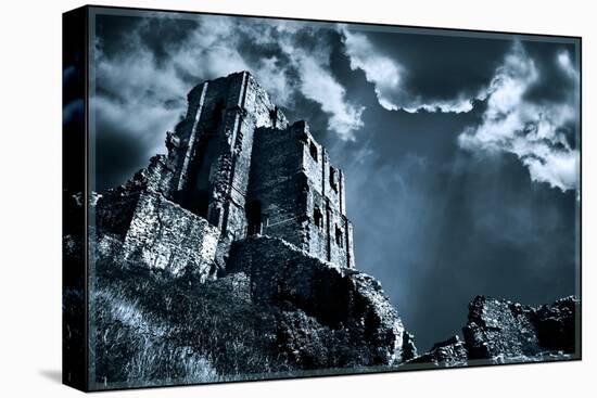 Moods of Corfe Castle!-Adrian Campfield-Premier Image Canvas