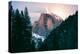 Moody Moonlight at Half Dome, Yosemite National Park, Hiking Outdoors-Vincent James-Premier Image Canvas