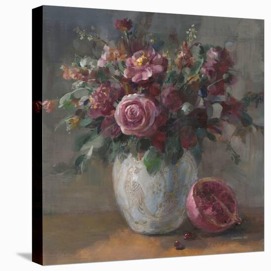 Moody Rich Fall Florals-Danhui Nai-Stretched Canvas