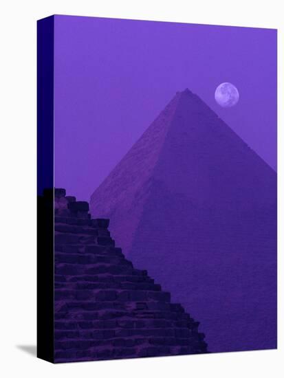 Moon and Pyramid of Khafre-Ron Watts-Premier Image Canvas