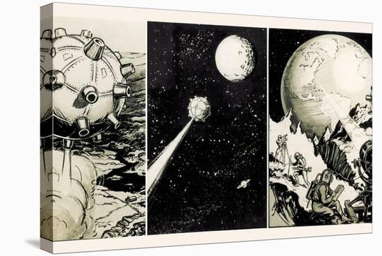 Moon Flight Comic-Detlev Van Ravenswaay-Premier Image Canvas