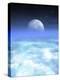 Moon From Earth, Artwork-Victor Habbick-Premier Image Canvas