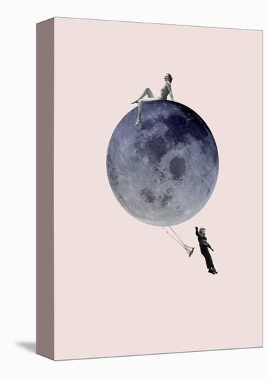 Moon Jump-Design Fabrikken-Stretched Canvas