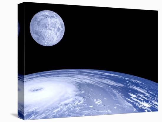 Moon Over Earth-Laguna Design-Premier Image Canvas