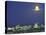 Moon over South Beach, Miami, Florida, USA-Robin Hill-Premier Image Canvas