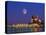 Moon Over Vancouver and Coal Harbor-Ron Watts-Premier Image Canvas