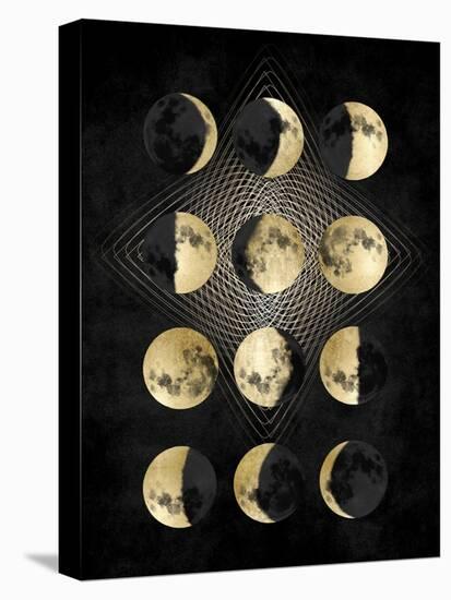 Moon Phases-Oliver Jeffries-Stretched Canvas