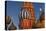 Moon Rise over St Basil's Cathedral.-Jon Hicks-Premier Image Canvas