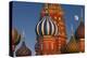 Moon Rise over St Basil's Cathedral.-Jon Hicks-Premier Image Canvas