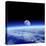 Moon Rising Over Earth's Horizon-Detlev Van Ravenswaay-Premier Image Canvas