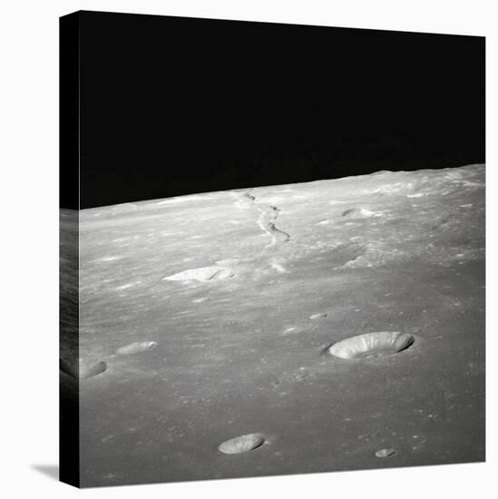 Moon Surface and Horizon-null-Premier Image Canvas