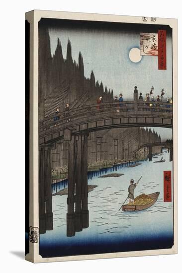 Moon Viewing Pine, Ueno' from 'One Hundred Views of Famous Places in Edo'-Hashiguchi Goyo-Premier Image Canvas