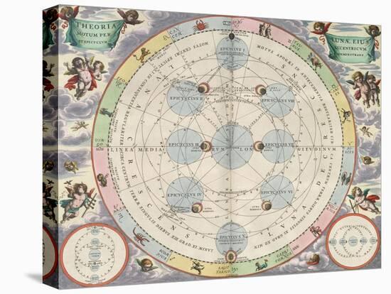 Moon with Epicycles, Harmonia Macrocosmica, 1660-Science Source-Premier Image Canvas