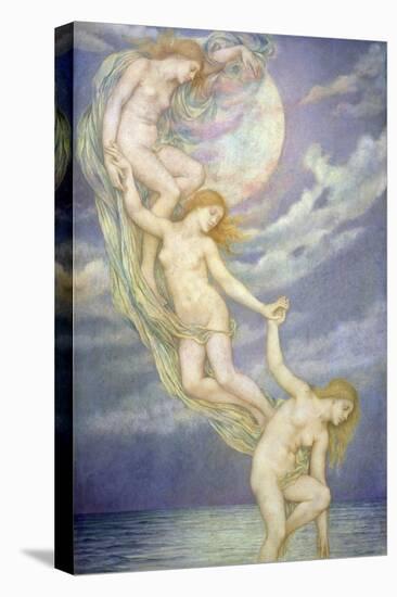 Moonbeams Dipping into the Sea-Evelyn De Morgan-Premier Image Canvas