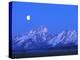 Moonlight on Grand Teton Range, Wyoming, USA-Stefano Amantini-Premier Image Canvas