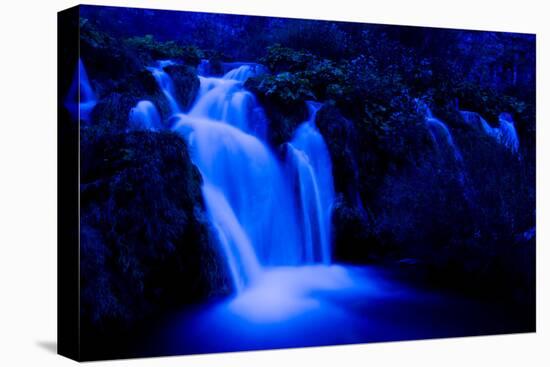 Moonlight on the Velike Kaskade, Kaluderovac Lake, Lower Lakes, Plitvice Lakes Np, Croatia-Biancarelli-Premier Image Canvas