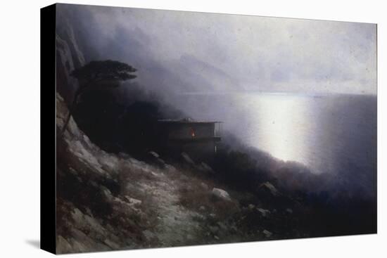 Moonlight over the Crimean Coast-Ivan Konstantinovich Aivazovsky-Premier Image Canvas