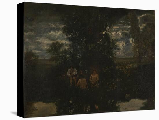 Moonlight. the Bathers, 1860S-Théodore Rousseau-Premier Image Canvas