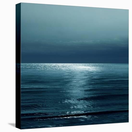 Moonlit Ocean Teal II-Maggie Olsen-Stretched Canvas