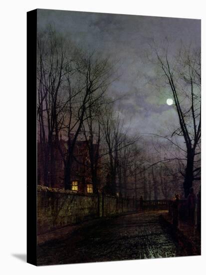 Moonlit Street Scene, 1882-John Atkinson Grimshaw-Premier Image Canvas