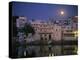 Moonlit View of Gangaur Ghat, with Old City Gateway, Udaipur, Rajasthan State, India-Richard Ashworth-Premier Image Canvas