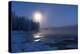 Moonrise at twilight, Putoransky State Nature Reserve, Putorana Plateau, Siberia, Russia-Sergey Gorshkov-Premier Image Canvas