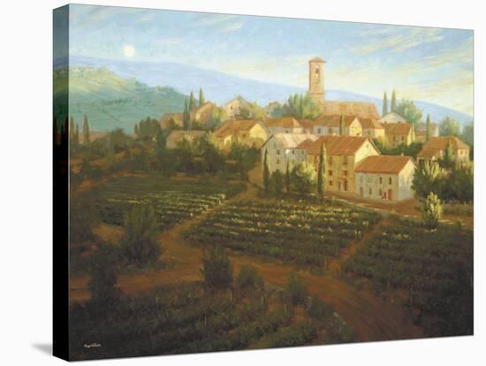 Moonrise In Tuscany-Roger Williams-Stretched Canvas