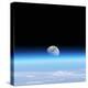 Moonrise Over Earth-Detlev Van Ravenswaay-Premier Image Canvas