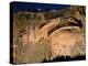 Moonrise over Painted Cave, Pueblo Rock Art, Bandelier National Monument, New Mexico, USA-Scott T. Smith-Premier Image Canvas