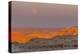 Moonrise over Rugged Landscape at Sunset, South Dakota, USA-Jaynes Gallery-Premier Image Canvas